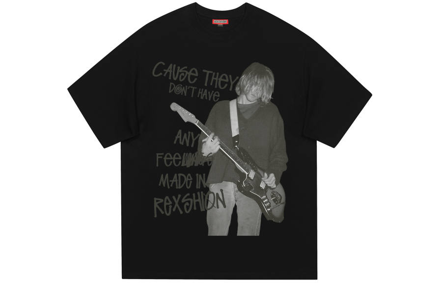 REXSHION T Shirts Unisex Crew Neck Moderate
