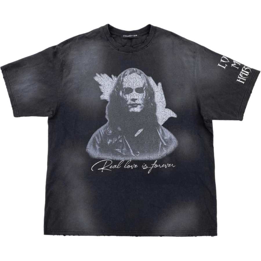GRAILZ T Shirts Unisex Black Crew Neck Moderate Straight Fit