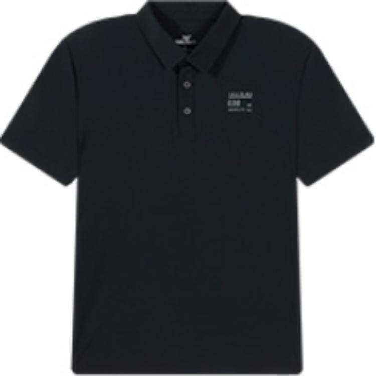 361° T Shirts Men's Super Black Thin Straight Fit