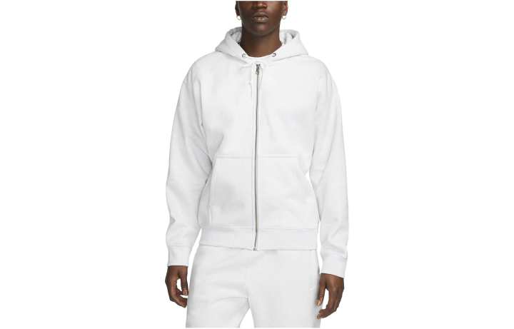 Nike Nike Sweatshirts Men's White Hooded Moderate Cardigan