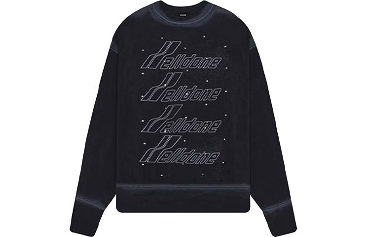 WE11DONE WE11DONE Sweatshirt Unisex Black Gray