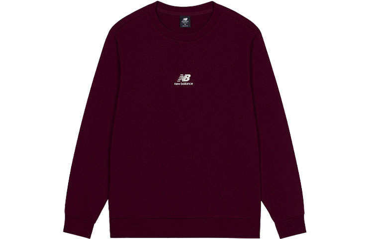 New Balance New Balance Sweatshirts Men's Burgundy Crew Neck Moderate Regular