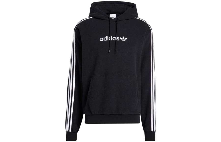 Adidas Originals 3 Stripes Sweatshirt Men's Black