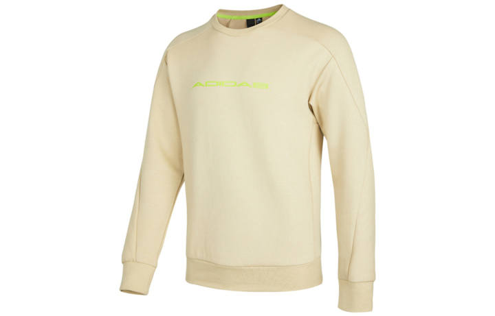 Adidas Adidas Sweatshirts Men's Khaki Crew Neck Moderate Regular