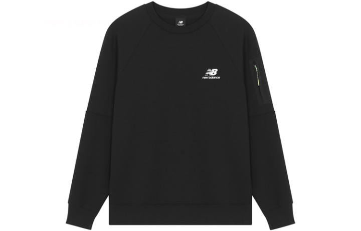 New Balance New Balance Sweatshirts Men's Black Crew Neck Moderate Regular
