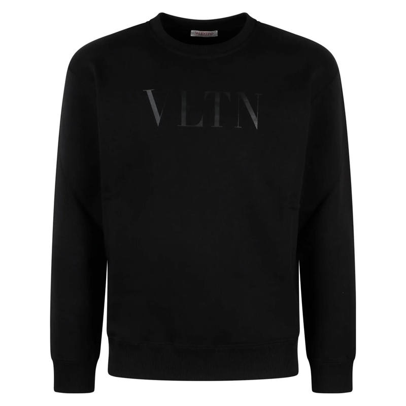 Valentino Vltn Logo Printed Crewneck Sweatshirt