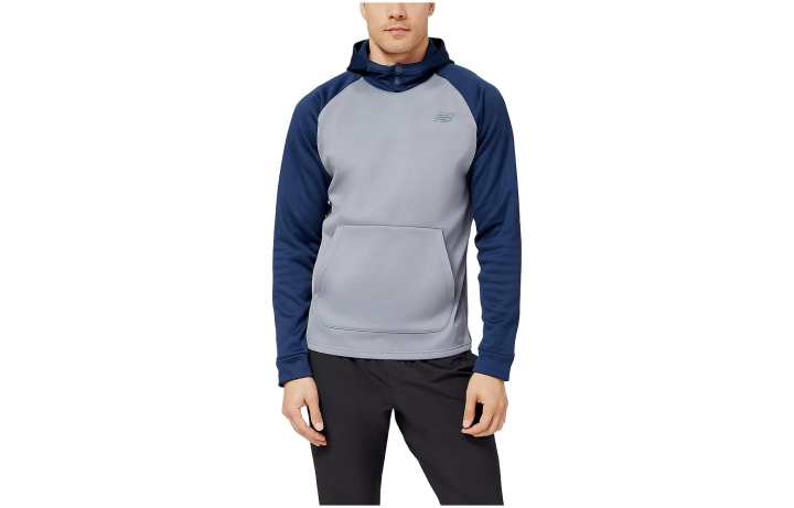 New Balance New Balance Sweatshirts Men's Dark Blue Hooded Moderate Regular