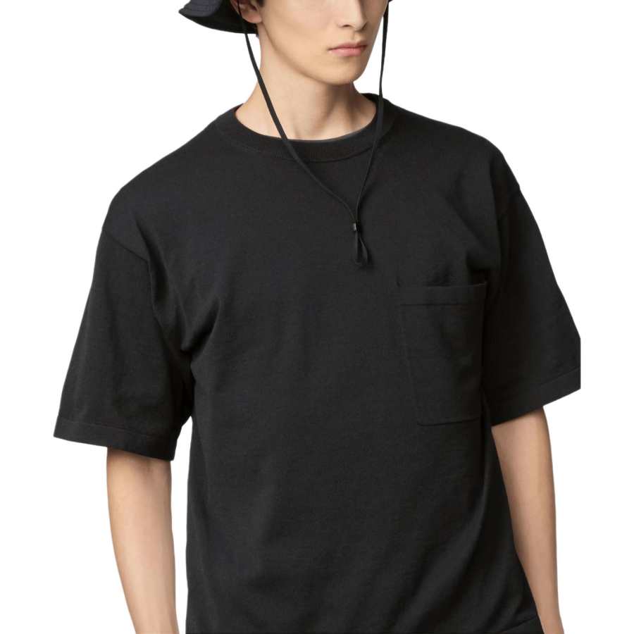 UNIQLO U Collection T Shirts Unisex Black Crew Neck Moderate Straight Fit