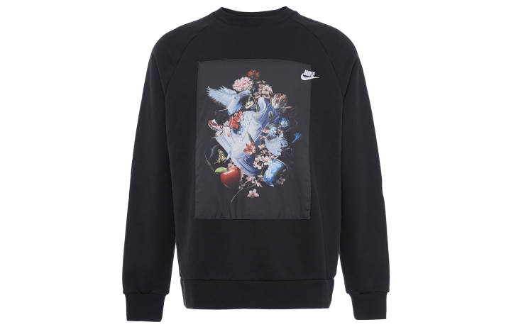 Nike Nike Sweatshirts Men's Black Crew Neck Thickened Regular
