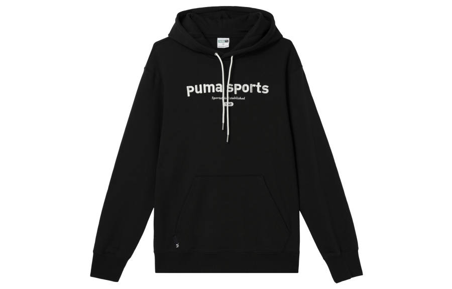 PUMA Sweatshirts Men's Black Hooded Moderate Other