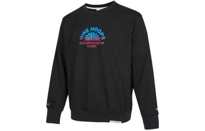 Nike Nike Sweatshirts Men's Black Crew Neck Moderate Regular