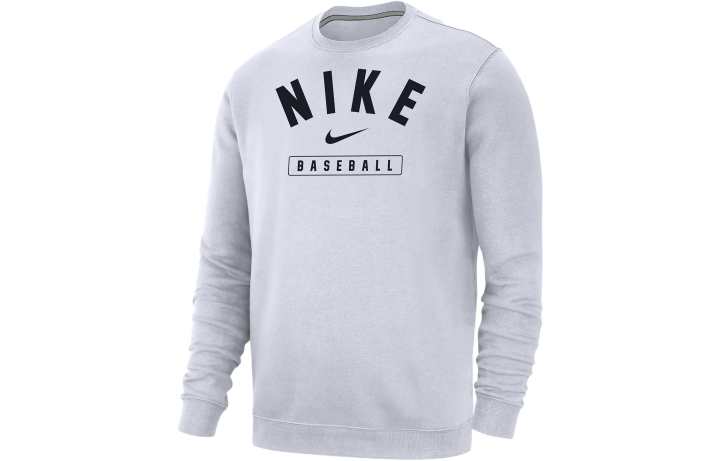 Nike Nike Sweatshirts Men's Light Gray Crew Neck Moderate Regular