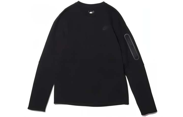 Nike Nike Sweatshirts Men's Black Crew Neck Moderate Regular