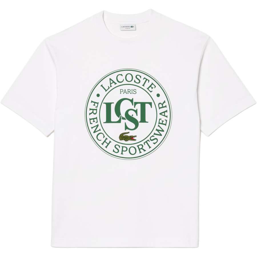 LACOSTE Lacoste Loose Fit Printed T-Shirt