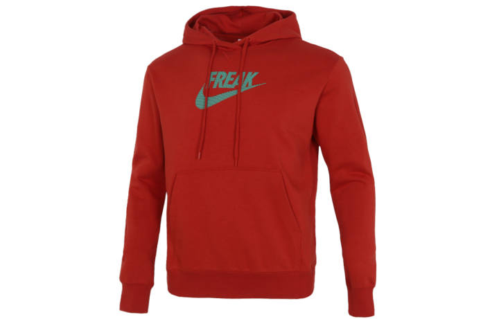 Nike Nike Sweatshirts Men's Red Hooded Moderate Regular