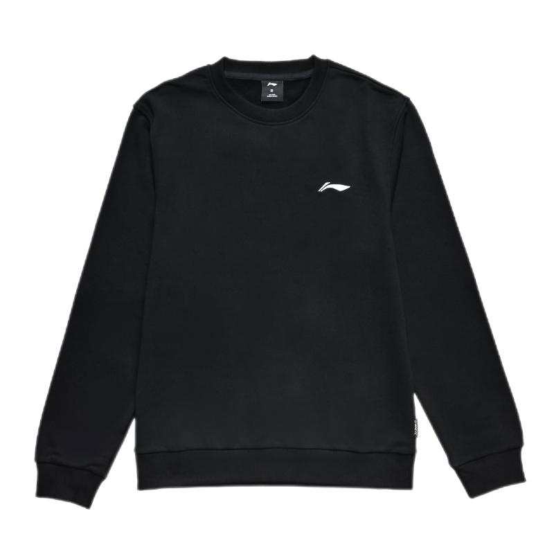Li-Ning Li Ning Sweatshirts Men's Black Crew Neck Moderate Regular