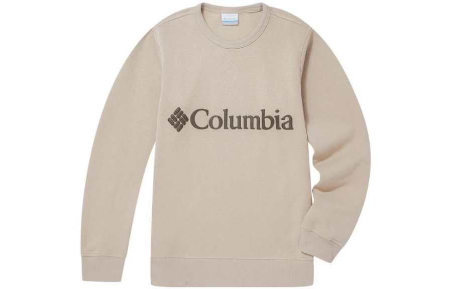 Columbia Sweatshirts Men's Khaki Crew Neck Thickened Regular