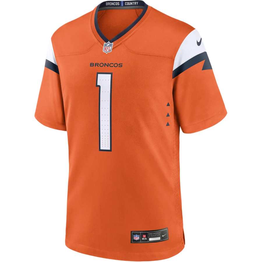 Nike Nike Bo Nix Denver Broncos Men's Nike Nfl Game Football Jersey