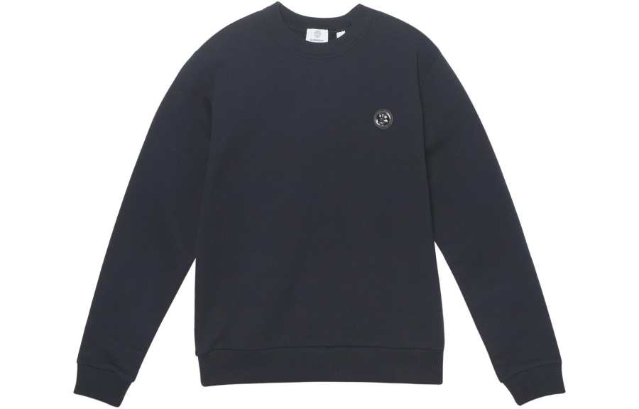 Burberry Monogram Motif Applique Cotton Sweatshirt