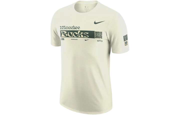 Nike Nike T Shirt Milwaukee Bucks Men's Solid Color