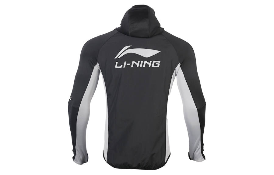 Li-Ning Li Ning Sweatshirts Men's Black Hooded Moderate Regular
