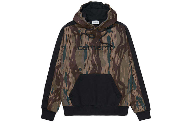 Carhartt WIP Sweatshirts Unisex Black Hooded Moderate Regular