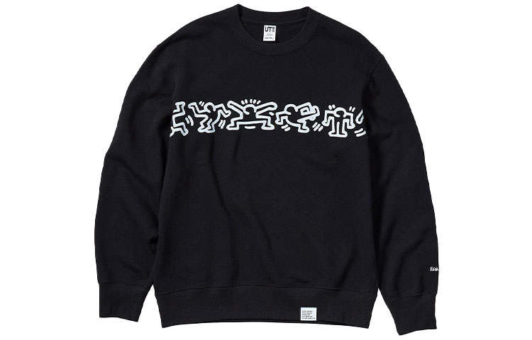 UNIQLO x ·/Keith Haring Sweatshirt Unisex Black