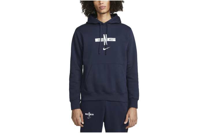Nike Nike Sweatshirts Men's Navy Blue Hooded Moderate Regular