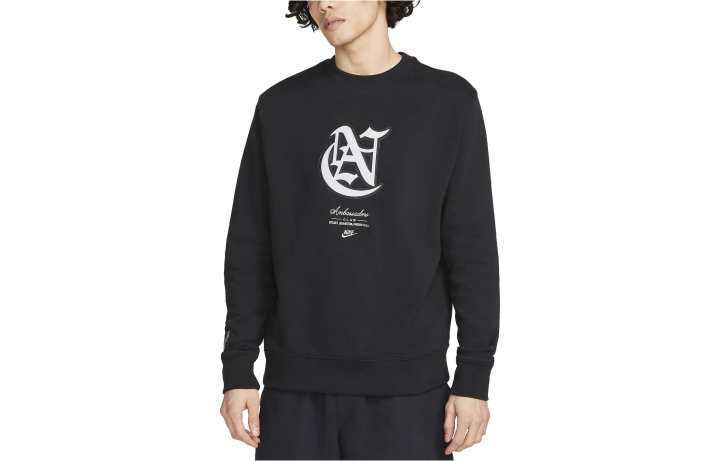Nike Nike Sweatshirts Men's Black Crew Neck Moderate Other