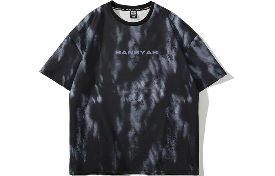 SANSYAS T Shirts Unisex Crew Neck Moderate Straight Fit