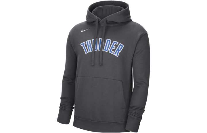 Nike Nike Sweatshirts Men's Gray Hooded Moderate Regular