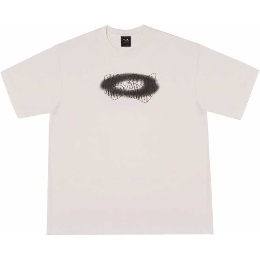 Oakley T Shirts Unisex White Crew Neck Moderate