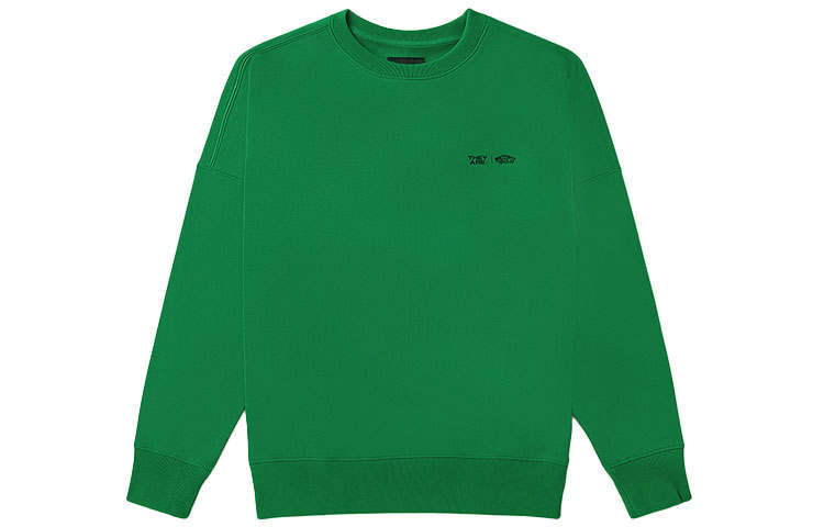 Vans Vans Sweatshirts Unisex Green Crew Neck Moderate Regular