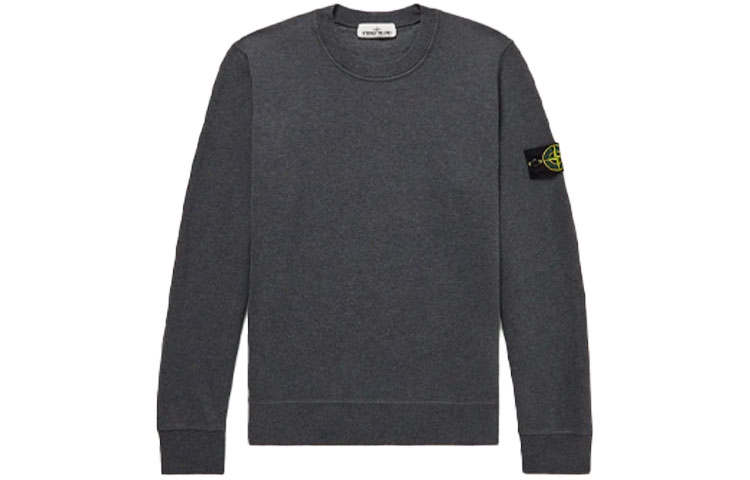 STONE ISLAND 63020 Brushed Cotton Fleece Crewneck