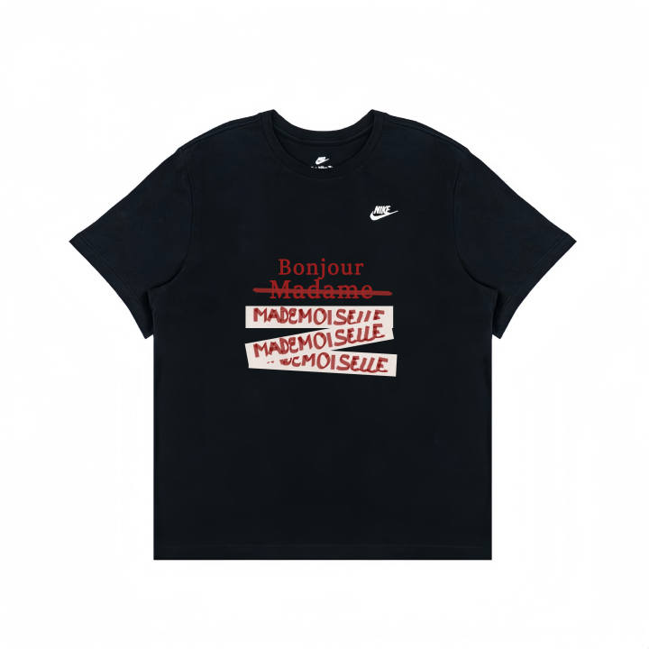 Nike Nike Bloom Bonjour T Shirt Unisex Black
