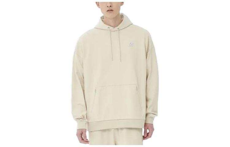 New Balance New Balance Sweatshirts Unisex Beige Hooded Moderate Regular