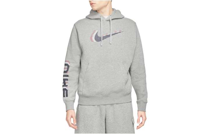 Nike Nike Sweatshirts Men's Gray Hooded Moderate Regular