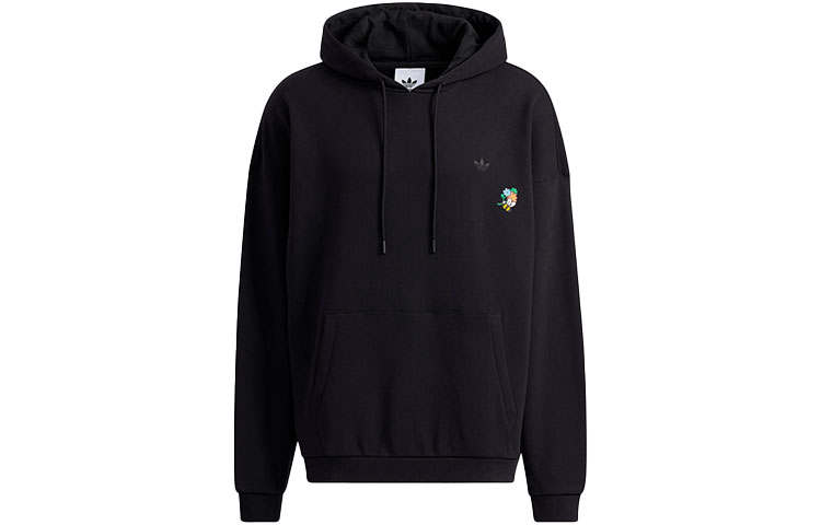 Adidas Originals X Melting Sadness Sweatshirts Men's Black Hooded Moderate Regular