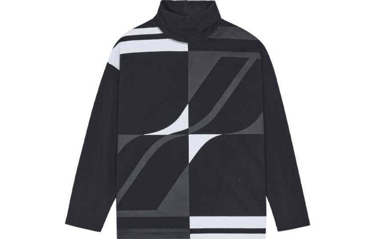 WE11DONE WE11DONE Sweatshirts Unisex Black Turtleneck Moderate Regular