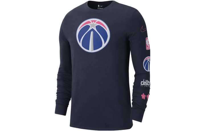 Nike Nike Sweatshirts Men's Blue Crew Neck Thickened Other