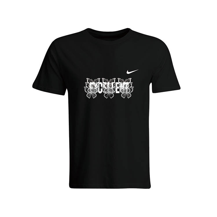 Nike Nike T Shirts Unisex Black Crew Neck Moderate Straight Fit