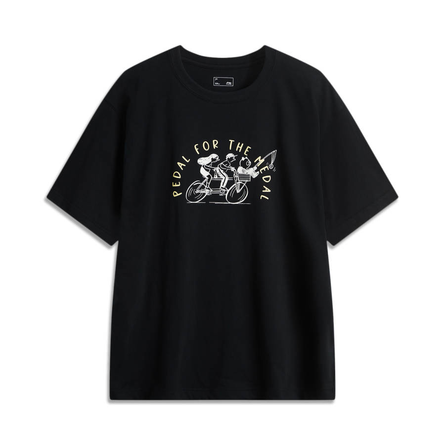 Li-Ning Li Ning Sports Life Collection T Shirt Men's Black
