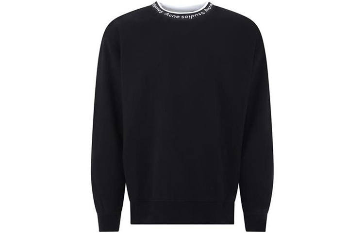 Acne Studios Acne Studios Sweatshirts Men's Black Crew Neck Moderate Regular