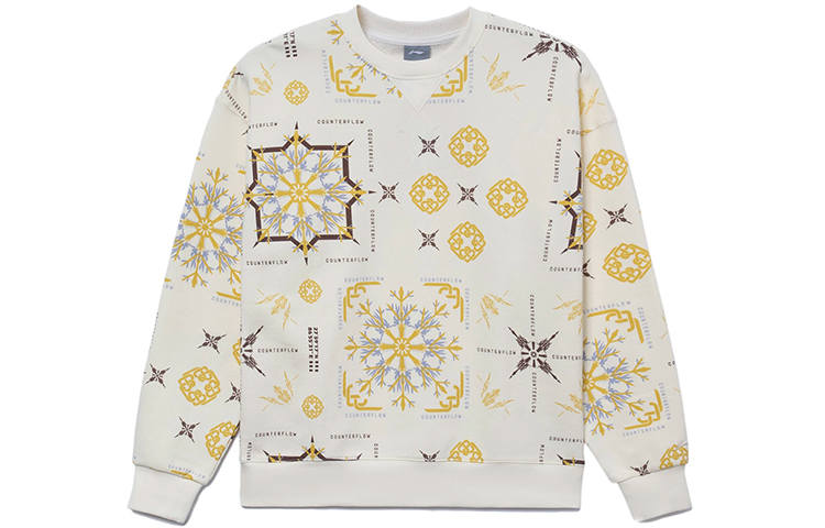Li-Ning Li Ning CF Sweatshirt Unisex Ecru Couple's