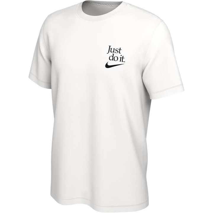 Nike Nike T Shirts Men's White Crew Neck Moderate Straight Fit