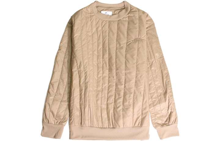 Nike Nike Sweatshirts Men's Khaki Crew Neck Moderate Regular
