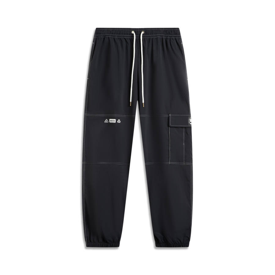 Li-Ning Li Ning Basketball Collection Knitted Sweatpants Men's Black