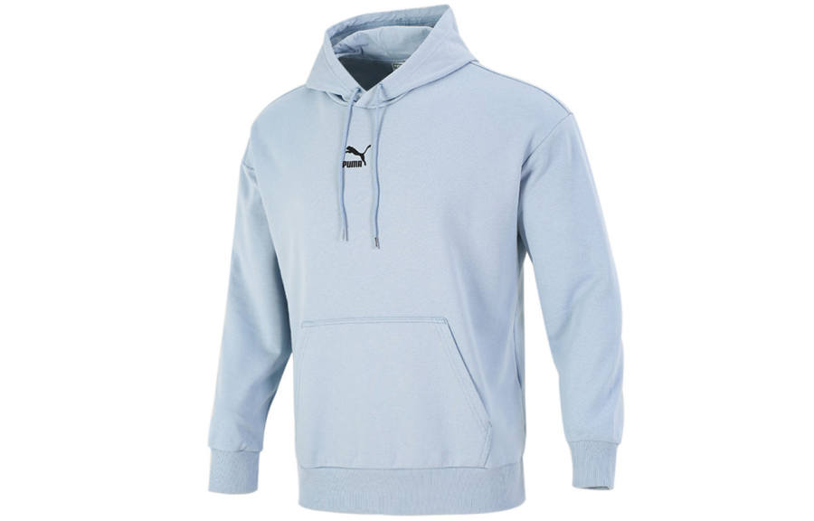 PUMA Fd Classic Sweatshirts Men's Blue Hooded Moderate Regular