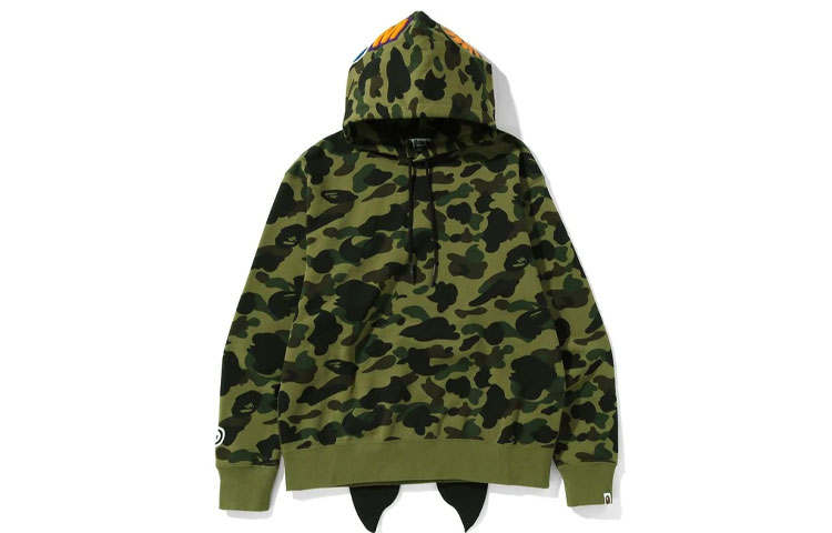 A BATHING APE Bape 1st Camo Shark Relaxed Fit Fullover Hoodie