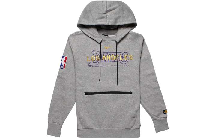 Nike Nike Sweatshirts Men's Gray Hooded Moderate Regular